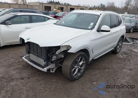 2021 BMW X3 xDrive30I z USA, uszkodzony, nr VIN 5UXTY5C06M9G26654